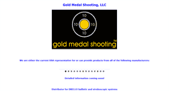 Desktop Screenshot of goldmedalshooting.com